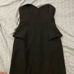 Black short dress from mango